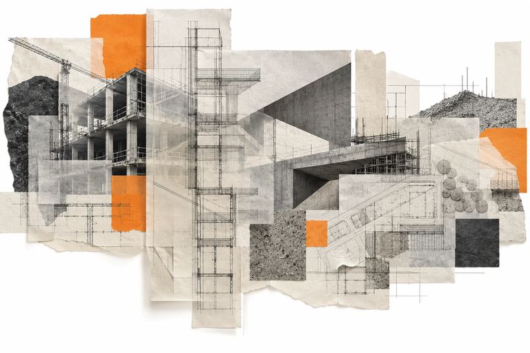 Layered architectural drawings illustrating information control